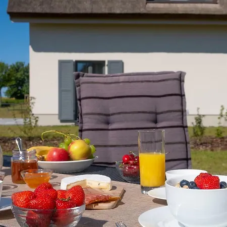 Reetdachhaeuser Im Am Bakenberg *